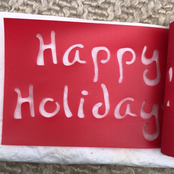 NWOT Christmas stencil grab bag -10 mystery X-mas stencils - Picture 8 of 8